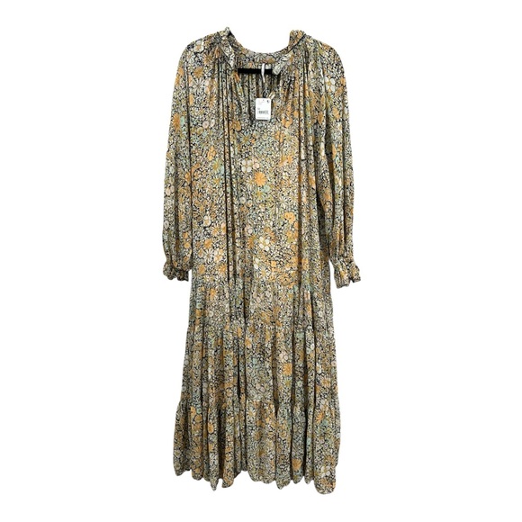 Free People Dresses & Skirts - Free People Multicolor Floral Long Sleeve Dress